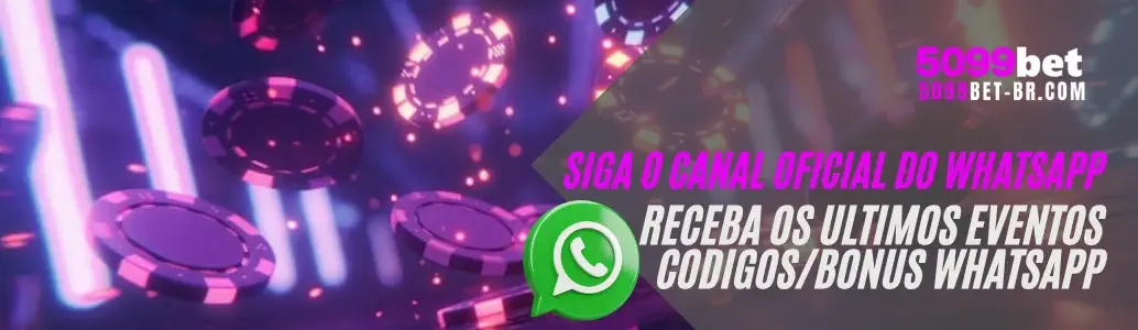 Banner de bônus e promoções da 5099BET cassino.